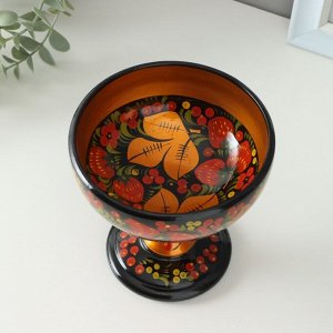 Конфетница,  14?14 см, хохлома