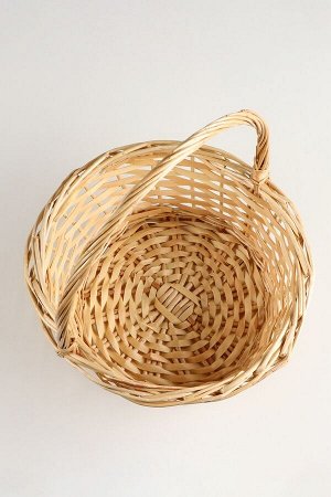 Набор корзин плетёных, 2 шт., 29x29x14 см, 23x23x12 см, ива, натуральный цвет