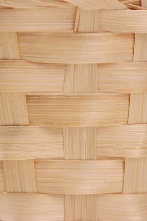Корзина плетёная, 13x13x9.5 см, ручка h=21 см, бамбук, натуральный цвет