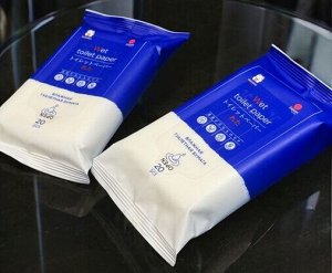 Бумага туалетная ВЛАЖНАЯ водорастворимая INSHIRO 20шт/упаковка