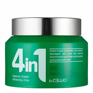 Dr.CELLIO Крем для лица с центеллой азиатской G50 4 In 1 Dodo Cica Cream