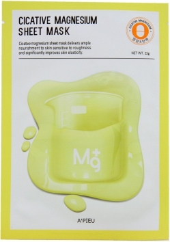 A'PIEU Cicative Magnesium Sheet Mask Тканевая маска Питательная с магнием 22гр