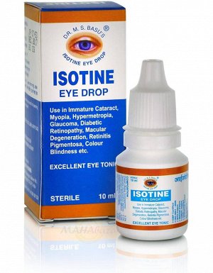 Jagat Pharma Isotine Eye Drop / Изотин капли для глаз 10мл.