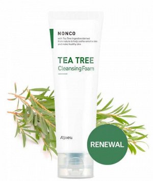 A’Pieu A&#039;Pieu Nonco Tea Tree Cleansing Foam Успокаивающая пенка для  умывания 130 мл