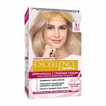 Краска для волос тон 9.1 Лореаль &quot;Excellence&quot;, Очень светло-русый пепельный