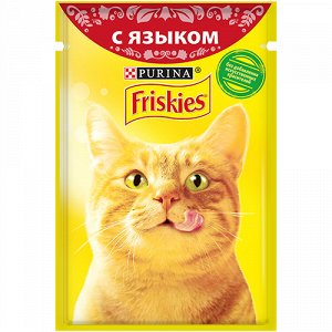 Friskies пауч 85гр д/кош Язык в подливке (1/24)