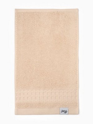 Полотенце махровое LoveLife «Регистан» 50x80 см, бежевое, 100% хлопок, 500 г/м²