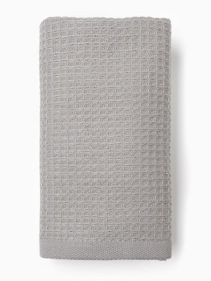 Полотенце махровое LoveLife «Макан» 50x80 см, серое, 100% хлопок, 480 г/м²