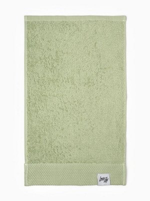Полотенце махровое LoveLife «Монте» 50x80 см, мятное, 100% хлопок, 430 г/м²