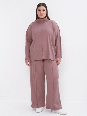 Водолазка в рубчик VD45002PUR64