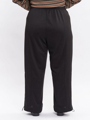 Брюки из плотного трикотажа BB11006BLK01