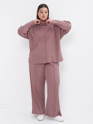 Водолазка в рубчик VD45002PUR64