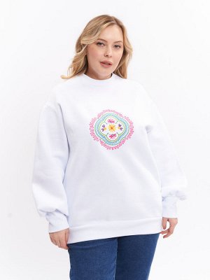 Свитшот с начесом SV02521WHT02