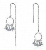 Серьги  из стерлингового серебра