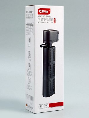 Фильтр внутренний Sea Star HX-1380F2, 1800 л/ч, 25 Вт, высота подъема воды 1,8 м