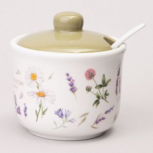 Сахарница САХАРНИЦА С ЛОЖКОЙ AGNESS "FLOWER STORY" 10*9,5 СМ 300 МЛ (КОР=36ШТ.) 
Материал: Керамика
TM AGNESS коллекция "FLOWER STORY". Посуда и предметы сервировки из доломита станут приятным акцент