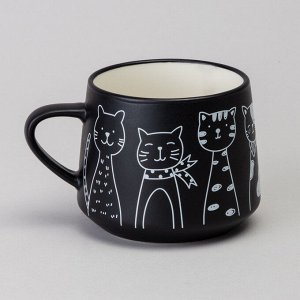 ЧАЙНЫЙ НАБОР LEFARD НА 1 ПЕРСОНУ ""КОТЫ"" ЦВЕТ ЧЕРНЫЙ