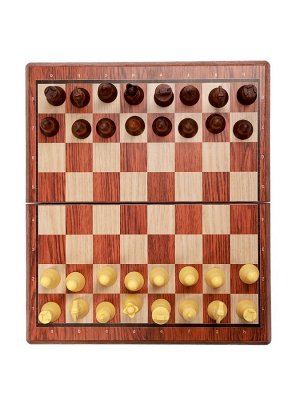Шахматы 25x22 см, король h=4.8 см, пешка h=2.7 см