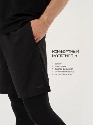 Шорты мужские Resport, 54, чёрные, базовые
