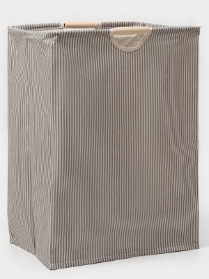 Корзина для белья Доляна «Полосы», 40x26x50 см