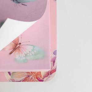 Подарочный набор, ежедневник, блок бумаги и ручка «Весна вдохновляет»