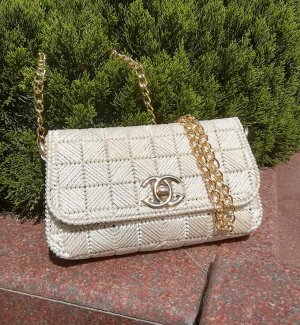 НиткиКанва-основа для вышивания сумки, пластиковая, 47 × 45 см, 2 × 2 мм, цвет белый