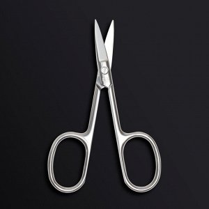 Ножницы маникюрные «Premium», прямые, широкие, 9.5 см, на блистере