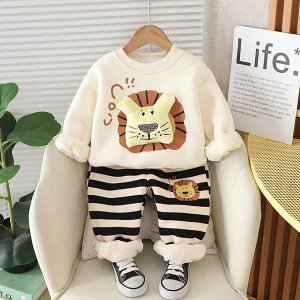Комплект детский: кофта и брюки, утепленный