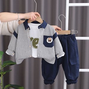 Комплект детский: кофта, рубашка и брюки