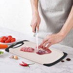 Доска разделочная для кухни, для нарезки мяса, рыбы, овощей, фруктов Kinglxs пластик, 32x21x0,7 см