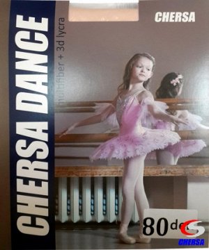 Колготки для танцев и балета "CHERSA DANCE" 80 den *