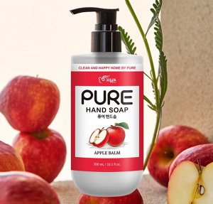 Жидкое мыло для рук с ароматом свежего яблока Pigeon Pure Cica Hand soap Apple Balm  300мл, бутылка