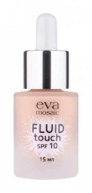 Eva Mosaic Тональный крем-флюид Fluid Touch, 15 мл, 01, фарфор new **