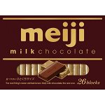 MEIJI Milk Chocolate - молочный шоколад в брусочках