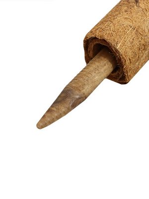 Опора для подвязки растений, h=60 см, d=5 см, кокосовая, Greengo
