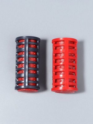 Термобигуди с фиксатором, d = 2,2 см, 10 шт, цвет МИКС