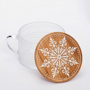 Кружка "Снежинка", 450 мл