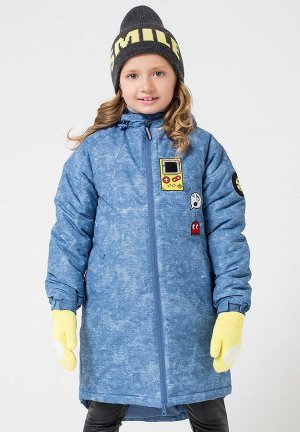 Пальто зимнее для девочки Crockid ВК 38041/1 ГР