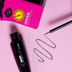 Jigott Водостойкая жидкая подводка для глаз / Cat's Eye Waterproof Liquid Eyeliner Deep Black, глубокий черный