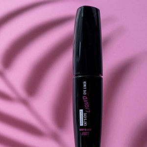 Jigott Водостойкая жидкая подводка для глаз / Cat's Eye Waterproof Liquid Eyeliner Deep Black, глубокий черный