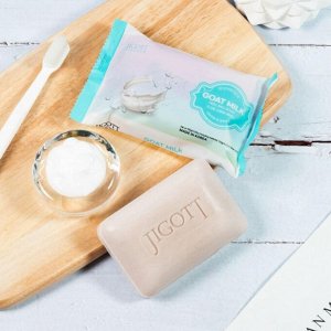 Jigott Мыло-скраб для лица и тела с экстрактом козьего молока / Goat Milk Scrub Soap, 150 г