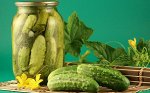 Огурцы консервированные с зеленью (3л)