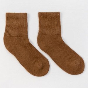 Носки женские из монгольской шерсти, цвет рыжий, (37-39)