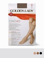 гольфы Ciao 40 (2 пары) (Golden Lady) не формованные, с прозрачным мыском
