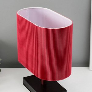 Светильник настольный «Консул» 1x40 Вт Е27 венге/бордовый 25x13x29 см