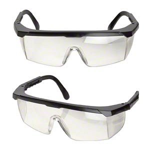 Защитные очки, 153мм, поликарбонат и нейлон, с регулируемыми дужками