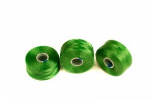 Нить для бисера S-Lon, размер АА, цвет green, нейлон, 1030-111, катушка ~68м