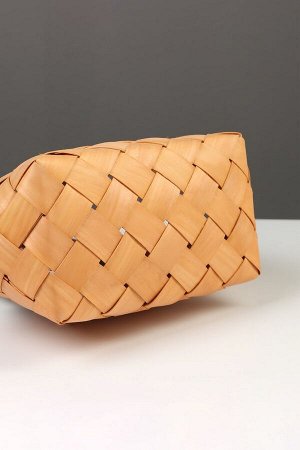 Набор корзин плетёных, 2 шт., 30x17x19 см, 24x14x15 см, ива, натуральный цвет