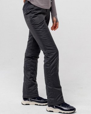 Женские брюки плащевые темно серый