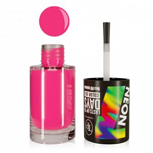 Лак для ногтей TF Color Gel 7days тон 313 Neon Pink Boom ярко-розовый неоновый 8 мл